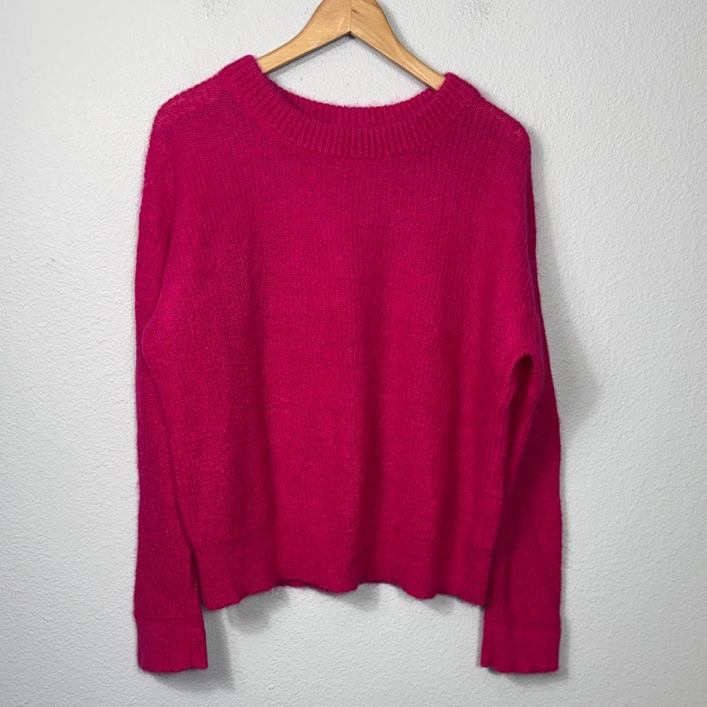A.L.C. Riva Bright Magenta Crewneck Sweater